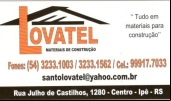 LOVATEL MATERIAL DE CONSTRUÇÃO
